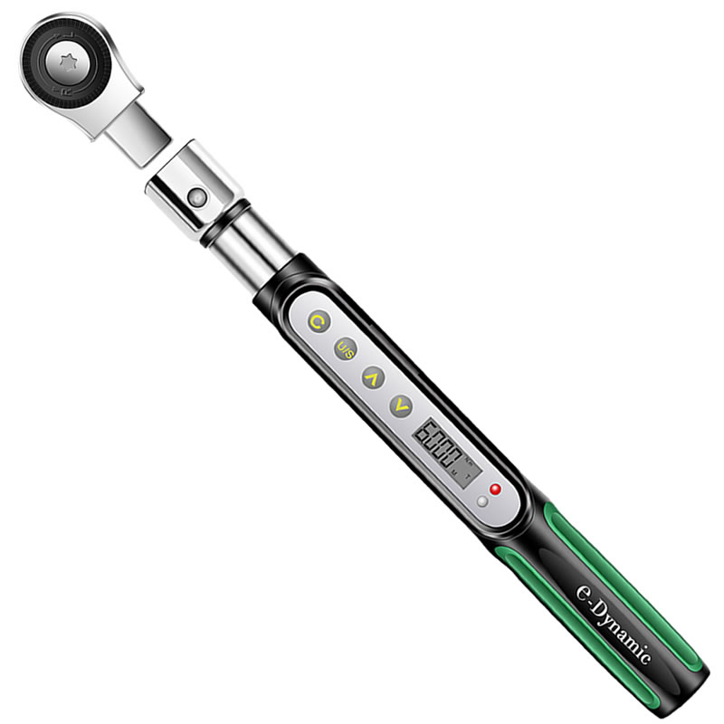 中国台湾进口微型可换头电子数显扭力扳手公斤扭矩扳手 1/4扭力0.