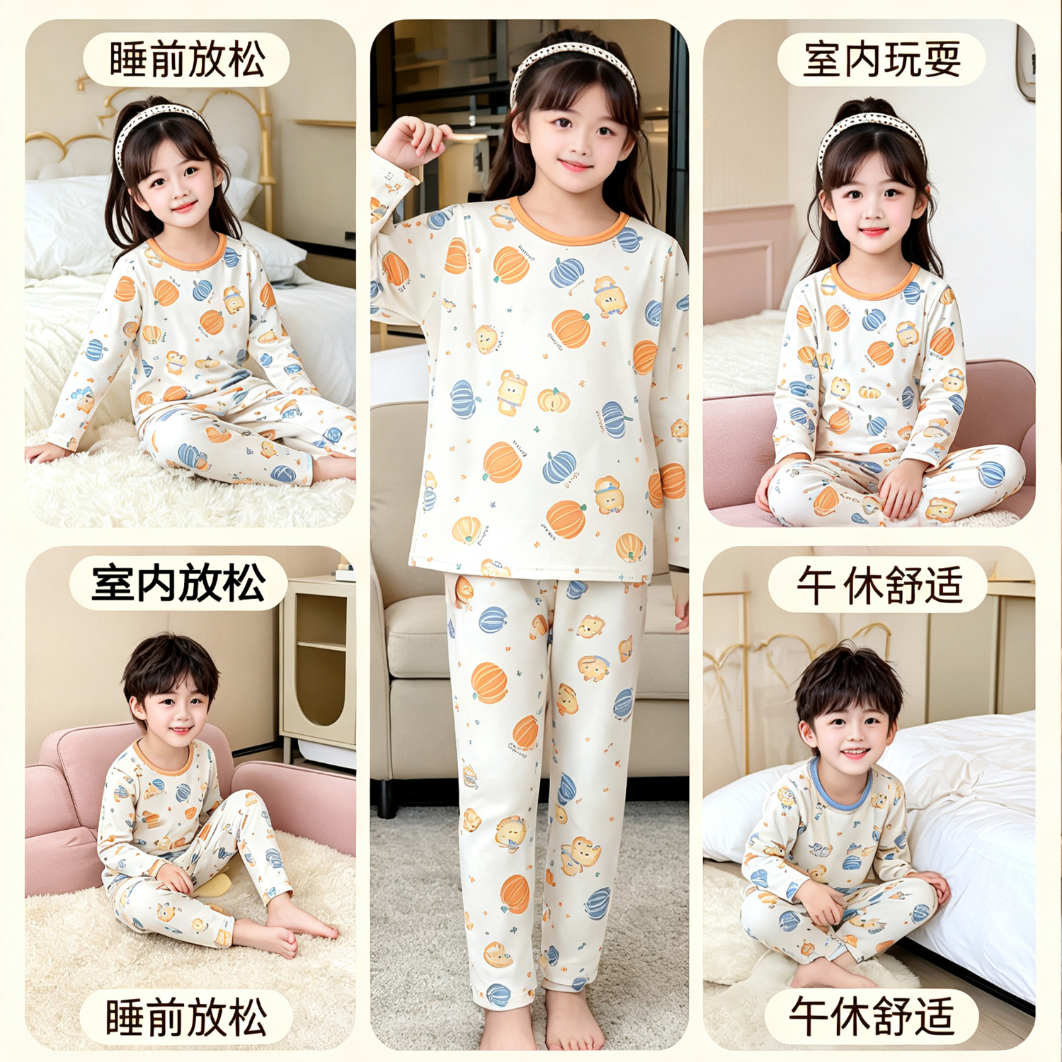 小马宝莉2026中大童衣服儿童内衣套装宝宝睡衣春秋款分体家居服秋衣裤 宇宙 150 身高建议140-150CM