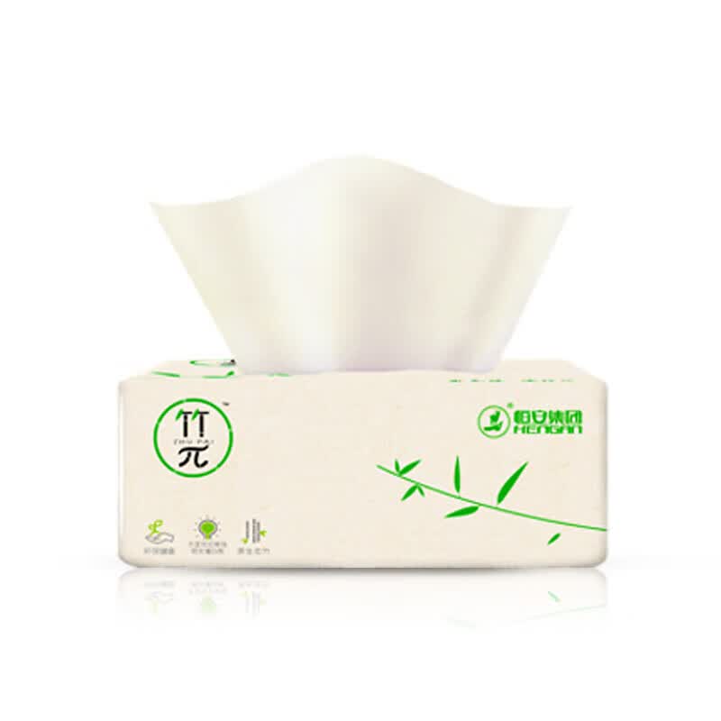 心相印心相印竹π抽纸三层塑装纸面巾实惠装 100抽21包