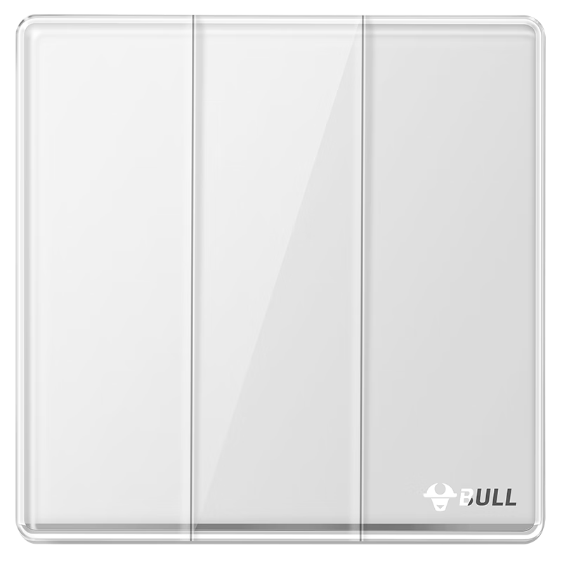 公牛（BULL）開關(guān)插座/網(wǎng)絡(luò)插座/有機(jī)玻璃/帶開關(guān)插座/86型/空調(diào)插座G62白 【三開雙控】