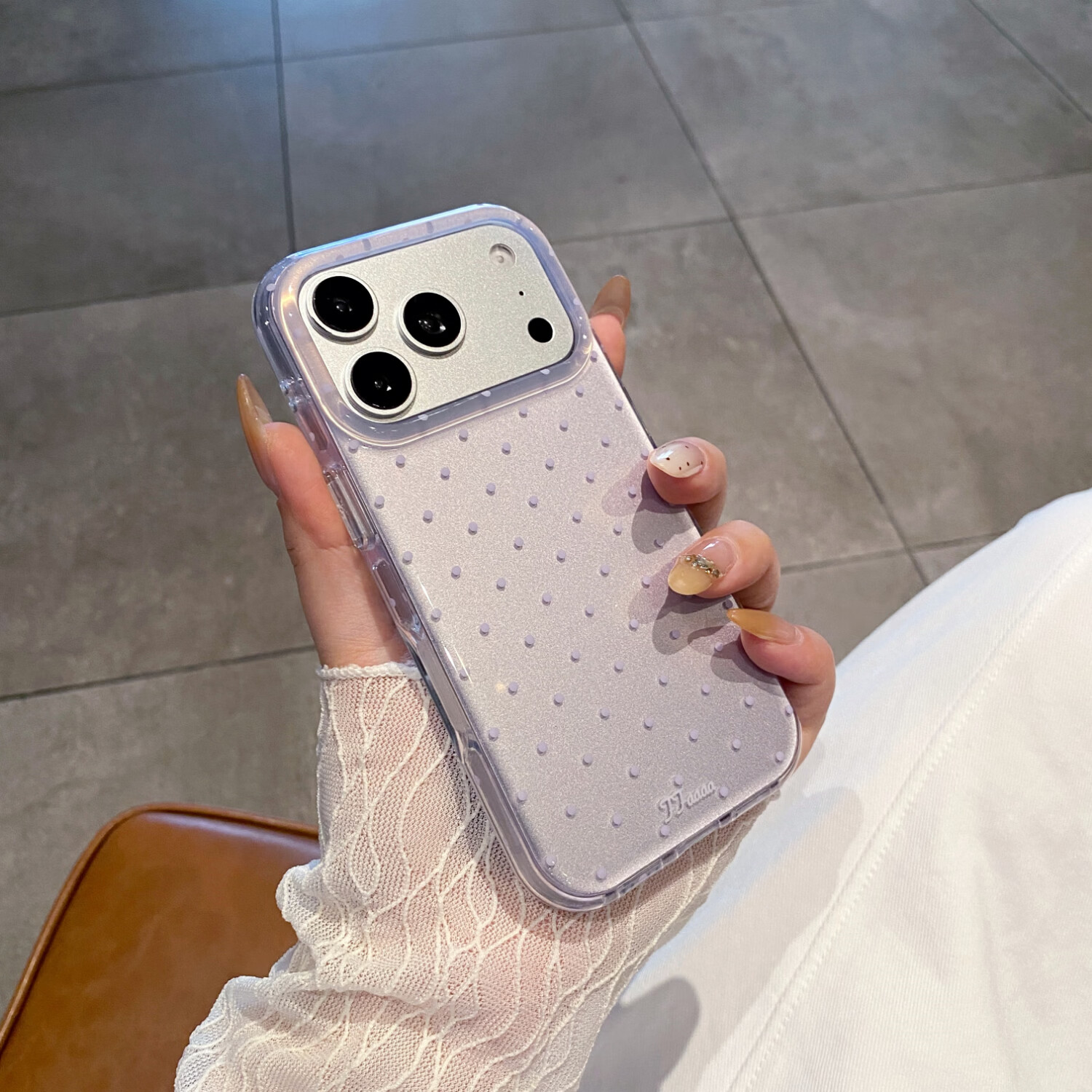 优思顿适用苹果18promax手机壳新款iphone18pro全包18简约波点17韩系ins风高级感16双层超手机壳防摔全包 【粉色】大孔满屏小波点 iPhone18promax