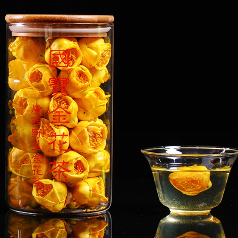 广西特产金花茶花50g玻璃瓶装冻干金花茶十万大山茶叶养生茶