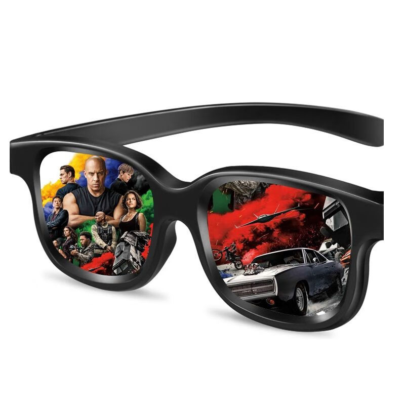 山头林村vr眼镜3d立体影院电影院3d眼镜imax近视夹片式偏光不闪式real