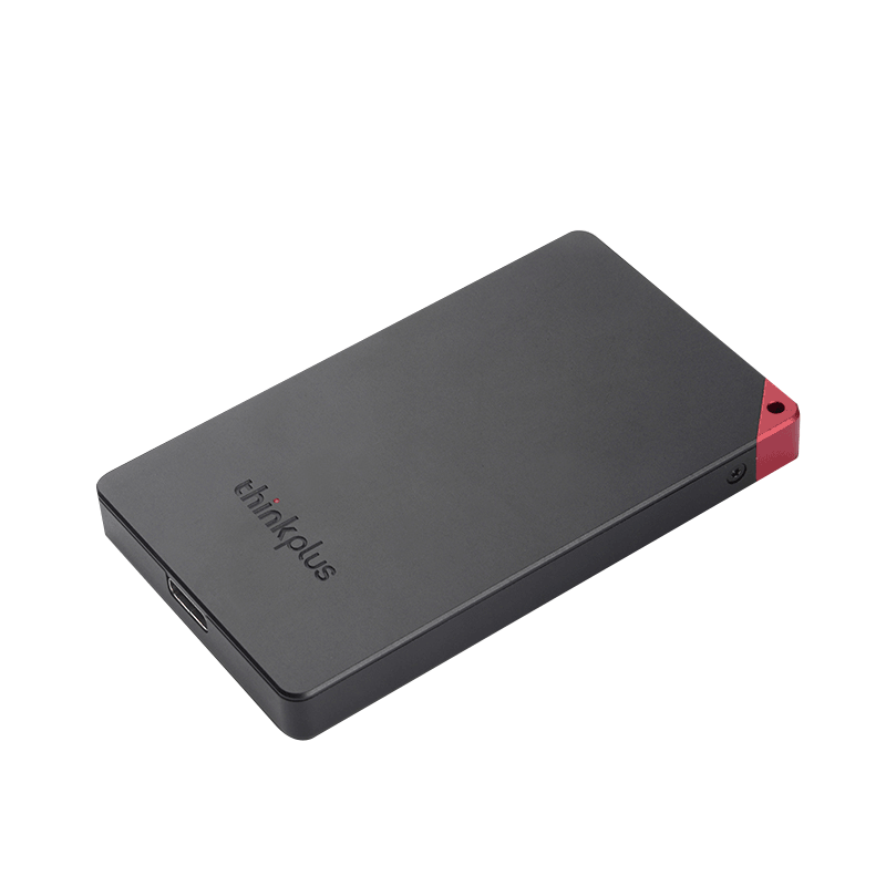 联想 thinkplus移动固态硬盘 USB3.1高速PSSD移动硬盘小巧便携 US100黑色 1T