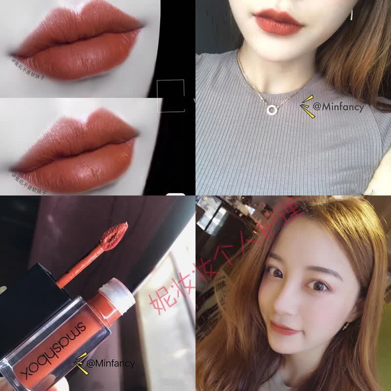smashbox雾面 outloud 脏橘色 /老司机 /新outloud哑光唇膏 out loud