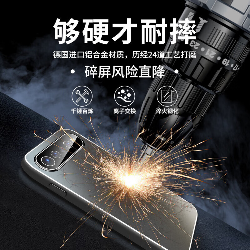 其他家适用于华Pura X View合金磨砂手机壳镜头全包防摔商务质感 【月光蓝】 Pura X View