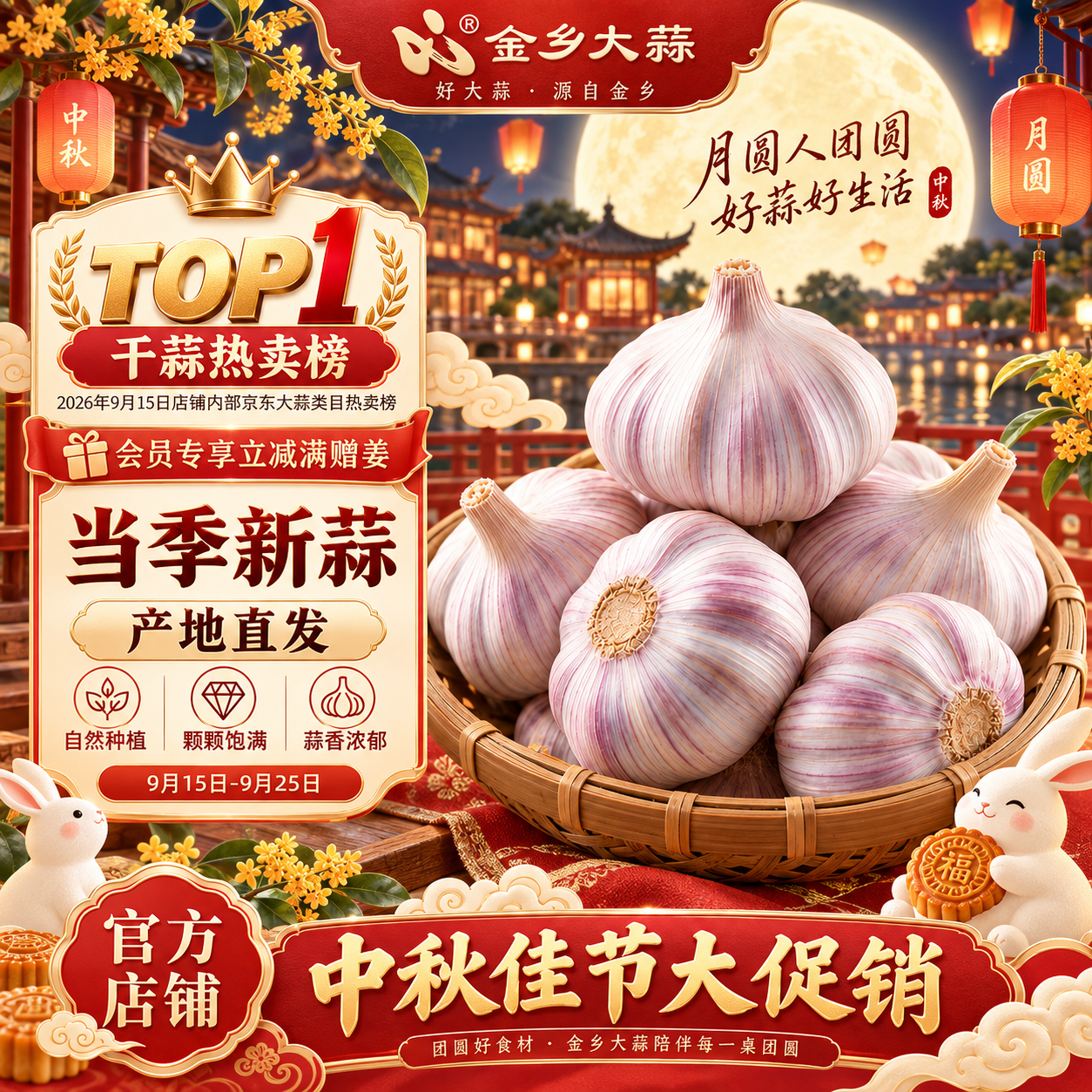 金乡大蒜10头干蒜到手仅5.49元还送生姜