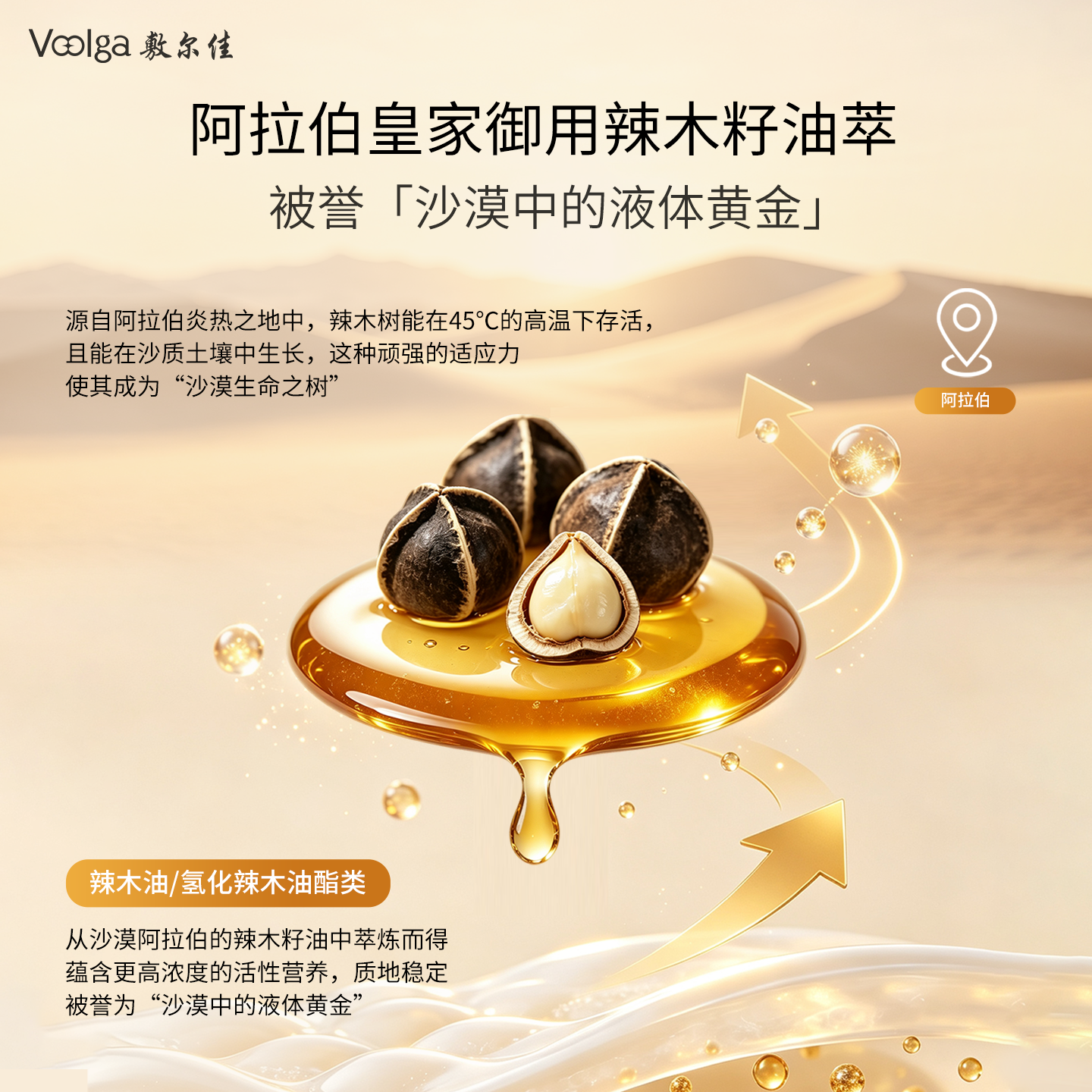 敷尔佳【公主油2.0】敷尔佳流金抗皱精华油面部滋养保湿抗皱紧致30ml 【升级版】阿拉伯皇家御用辣木籽油萃