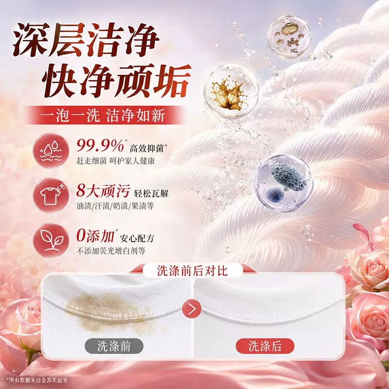 山茶花香氛洗衣液深层洁净家用强效去污渍香水持久留香柔顺5.6斤 【72小时持久留香】升级款5.6斤*1瓶