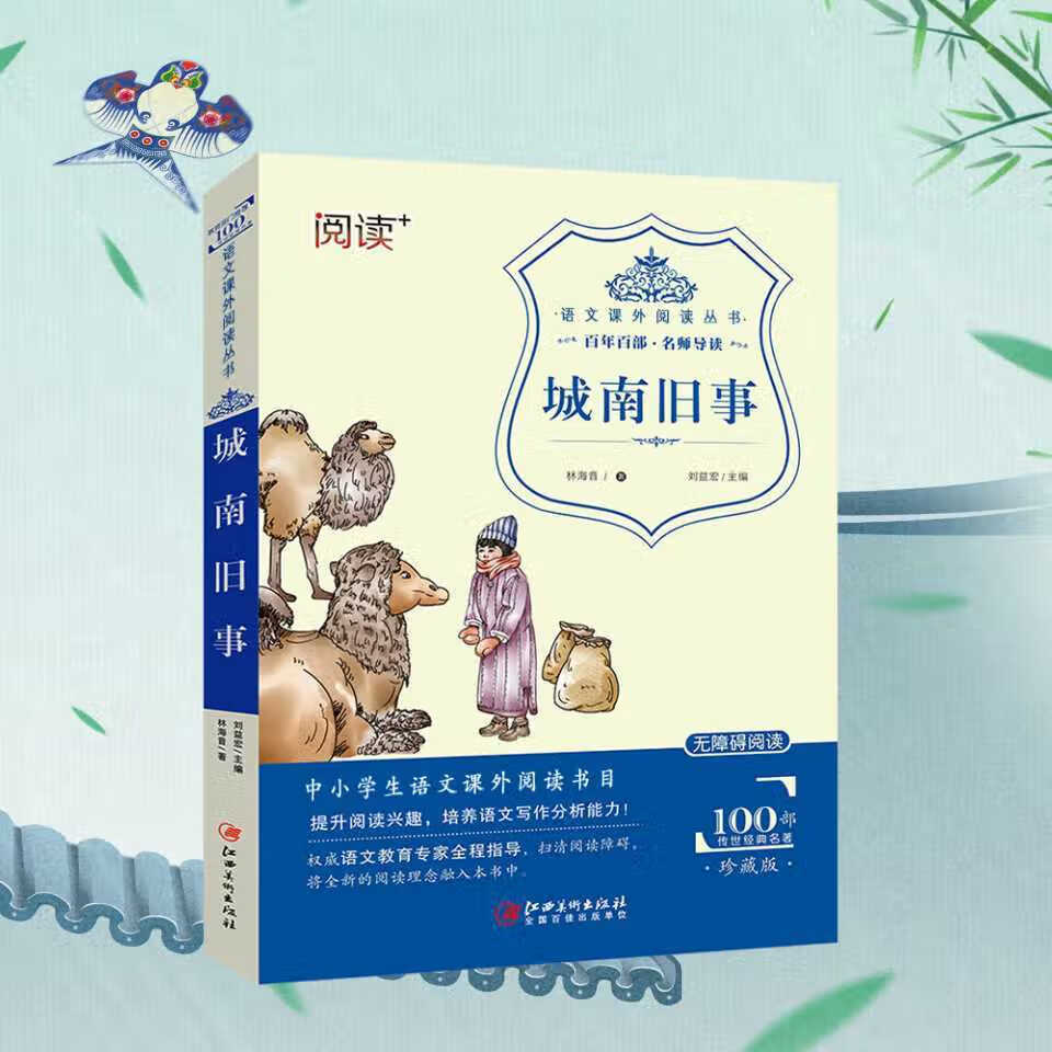 正版百年百部名师导读无障碍 简爱 刘益宏主编江西社 城南旧事