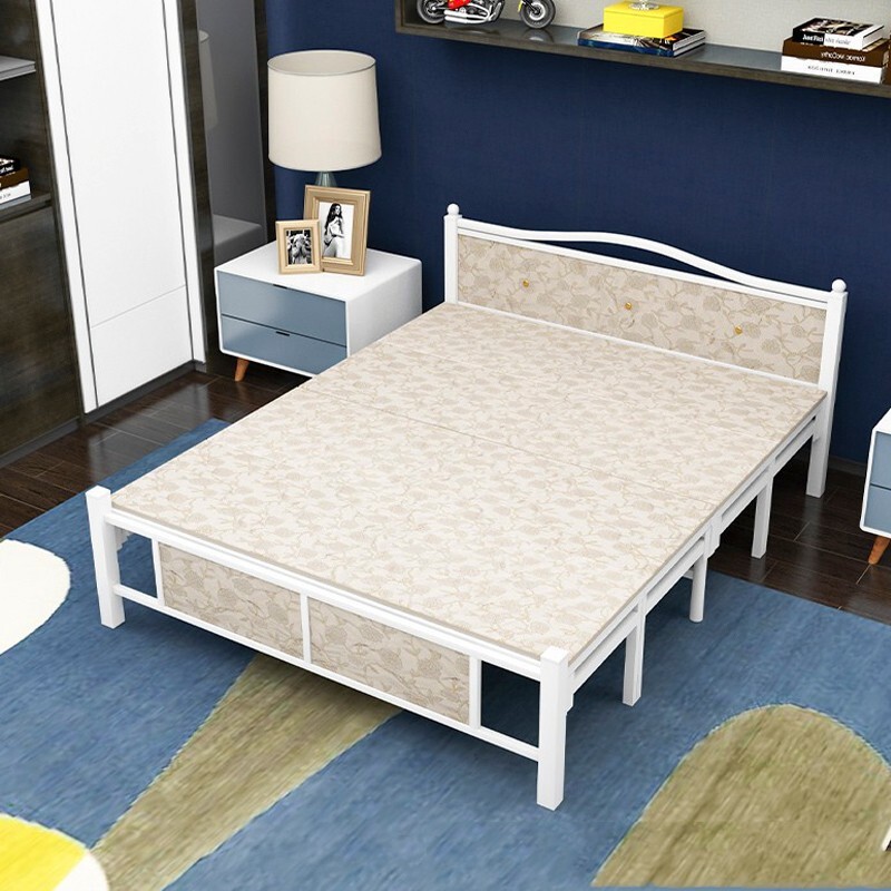 5米宿舍北欧现代简约铁架钢丝床单人床双 巴洛克床1.5米