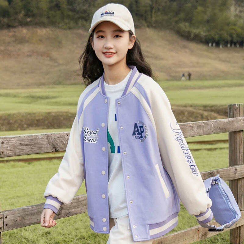 古维慕(guweimu)高初中生青少女春秋衣服外套女春秋夹克13女孩16春装