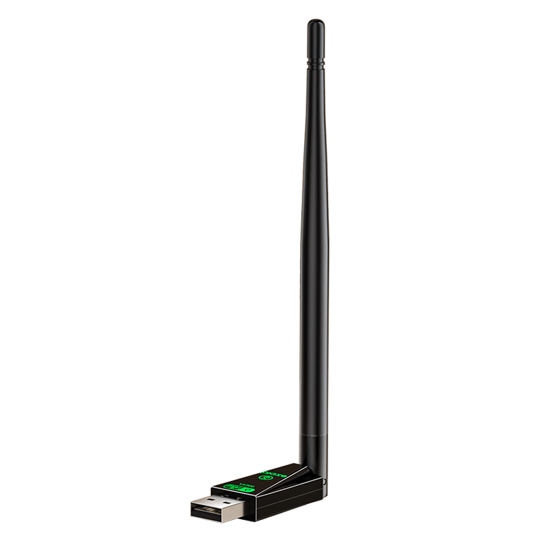 毕亚兹 WiFi6免驱动USB无线网卡 外置高增益天线 台式电脑笔记本无线随身WiFi接收器主机外置网络发射器