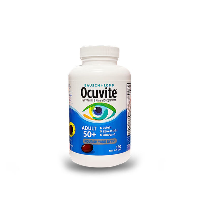 美国进口 叶黄素胶囊50岁以上 150粒 bausch&lomb