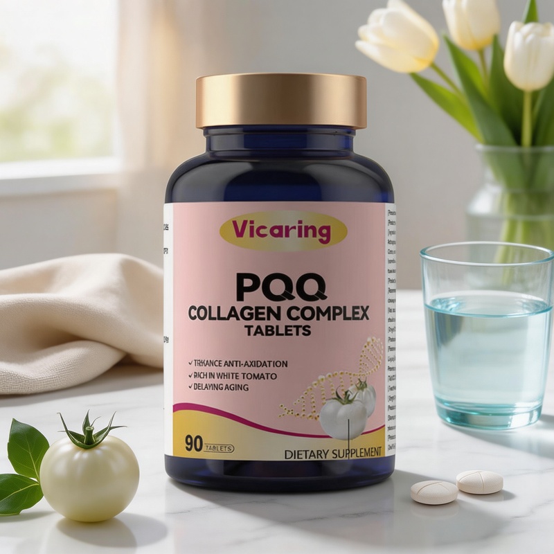 VICARING胶原蛋白肽白番茄含PQQ抗衰焕颜美氧化90片1瓶 19.46元 - 86线报