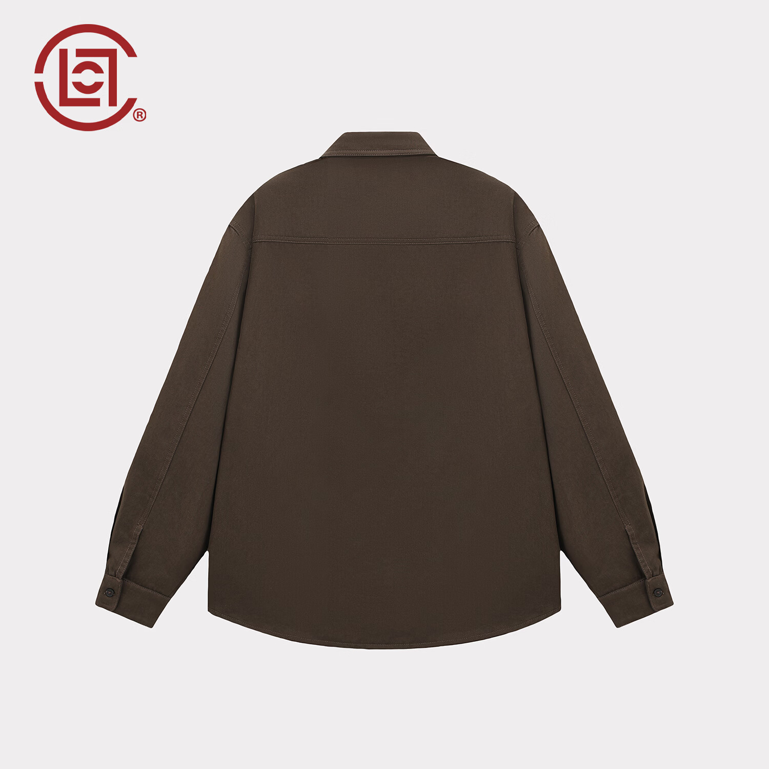 CLOTTEE by CLOT陈冠希潮牌复古工装衬衫男秋季新款休闲百搭长袖上衣 墨灰色 XL