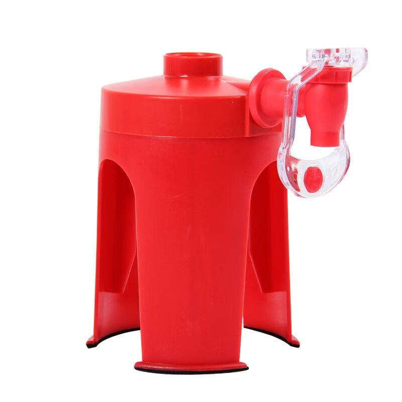创意可乐汽水饮水器倒置饮水机支架简易开关饮料器饮用器抽水龙头 二代(高脚款) 一个装