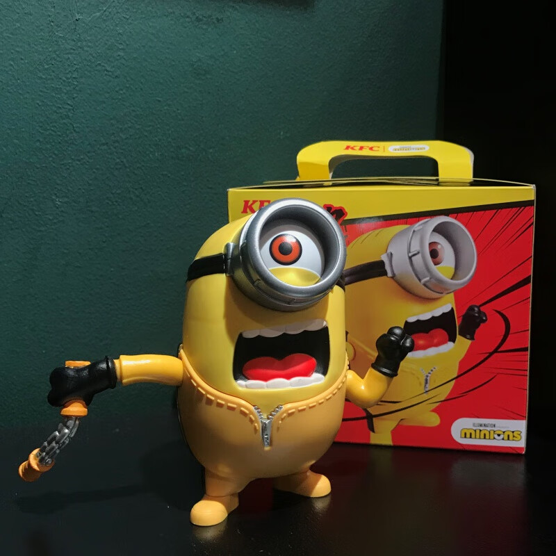少女心好物送女友肯德基大玩具盲盒李小龙功夫大眼萌minions打地鼠kfc