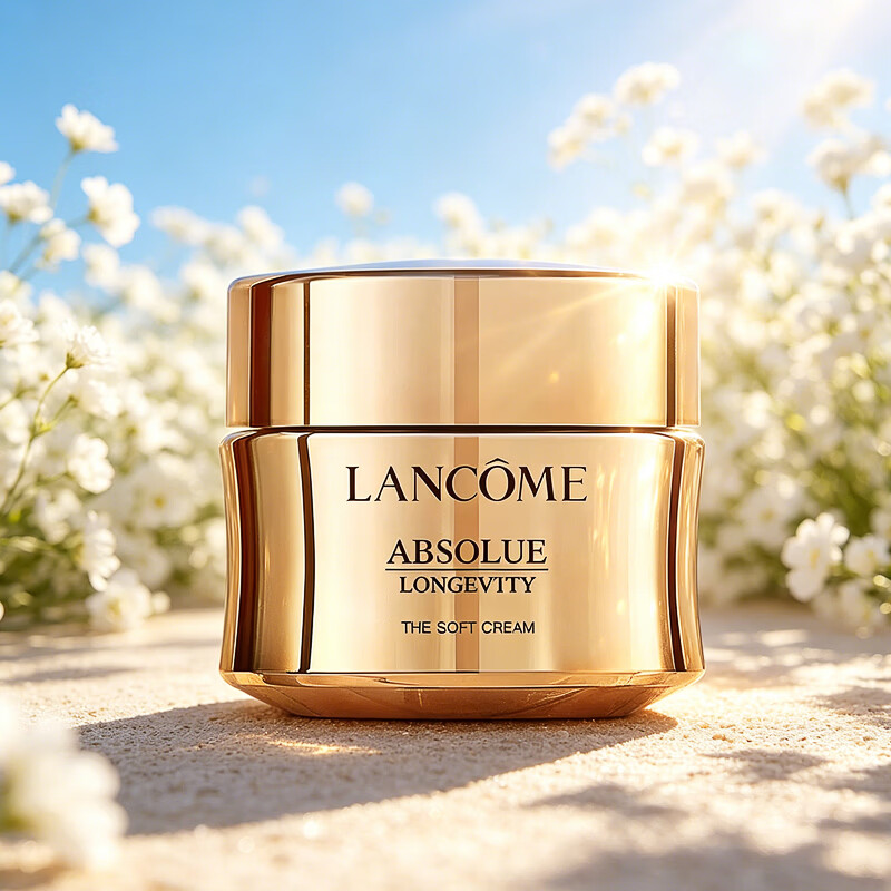 兰蔻（LANCOME）菁纯臻颜精萃乳霜（轻盈）15ml 旅行装面霜（新版包装塑料瓶身）
