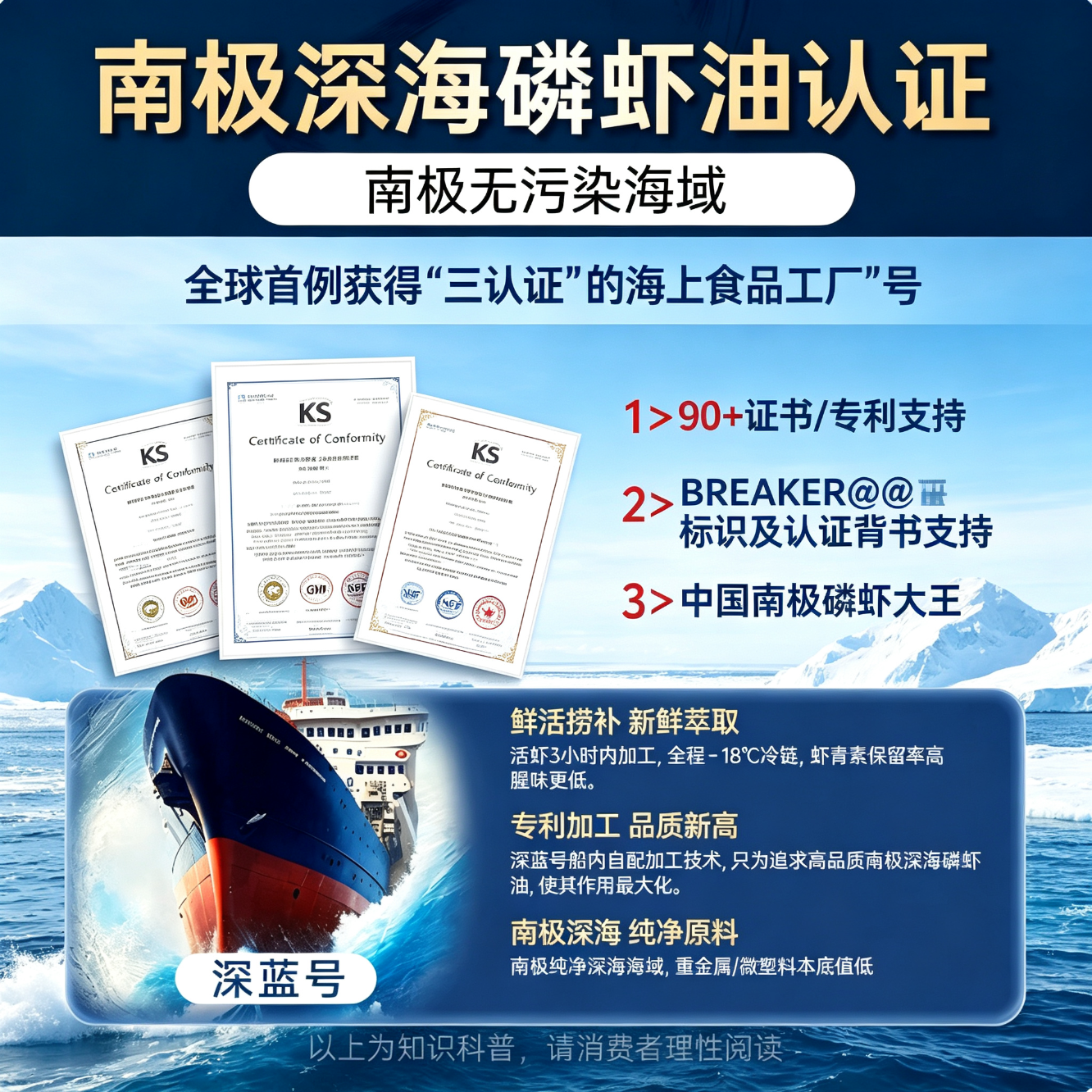 医方初南极磷虾油叶黄素酯胶囊官方正品磷虾油叶黄素DHA眼疲劳呵护视力 30粒*5瓶 【买三送二】