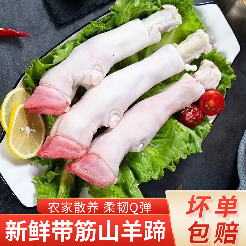 马图凯贝5斤羊蹄新鲜速冻散养带筋羊脚商用批发卤味食材1斤羊肉生鲜 5