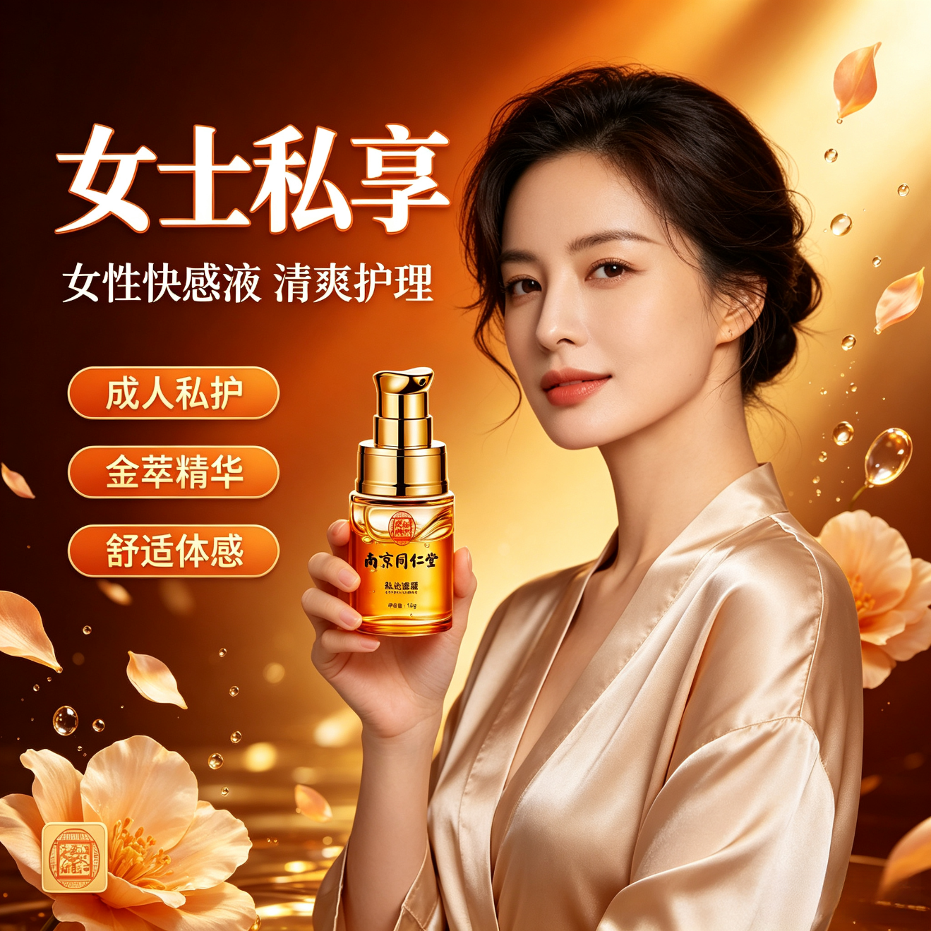 南京同仁堂女性快感增强液草本萃取高潮液女性润换液更年期润滑快感液神仙水 南京同仁堂女用高潮液15ml 一物一码,扫码核验,拒绝仿品
