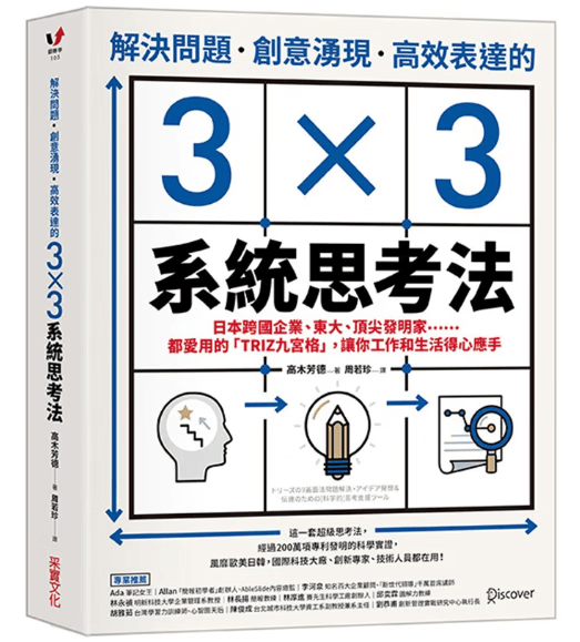 预订 台版 解决问题 创意涌现 高效表达的3×3系统思考法 采实文化 高木芳德 让你工作和生活得心应手企管书籍 红色
