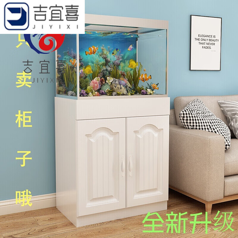 |歐式魚缸柜底柜魚缸柜子底柜魚缸架子水族箱魚缸底座底柜魚缸底柜 40*30*75柜子單門