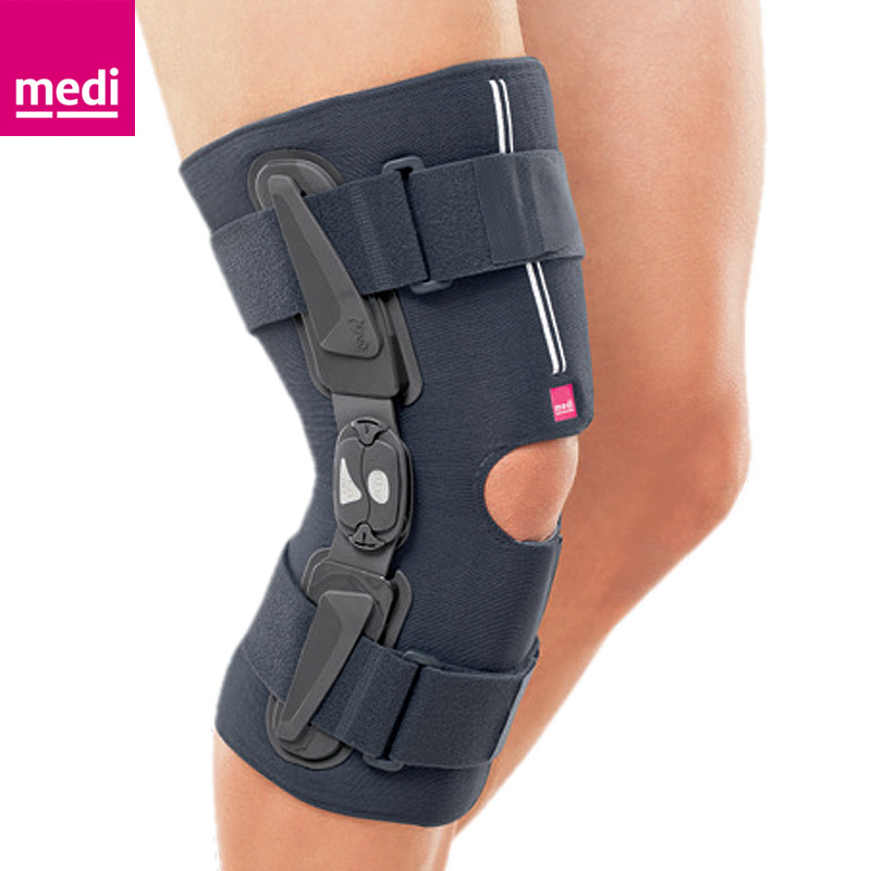 medi迈迪 德国进口 术前术后康复护膝 男女膝关节防护护具 可调节膝关节活动范围 XL码