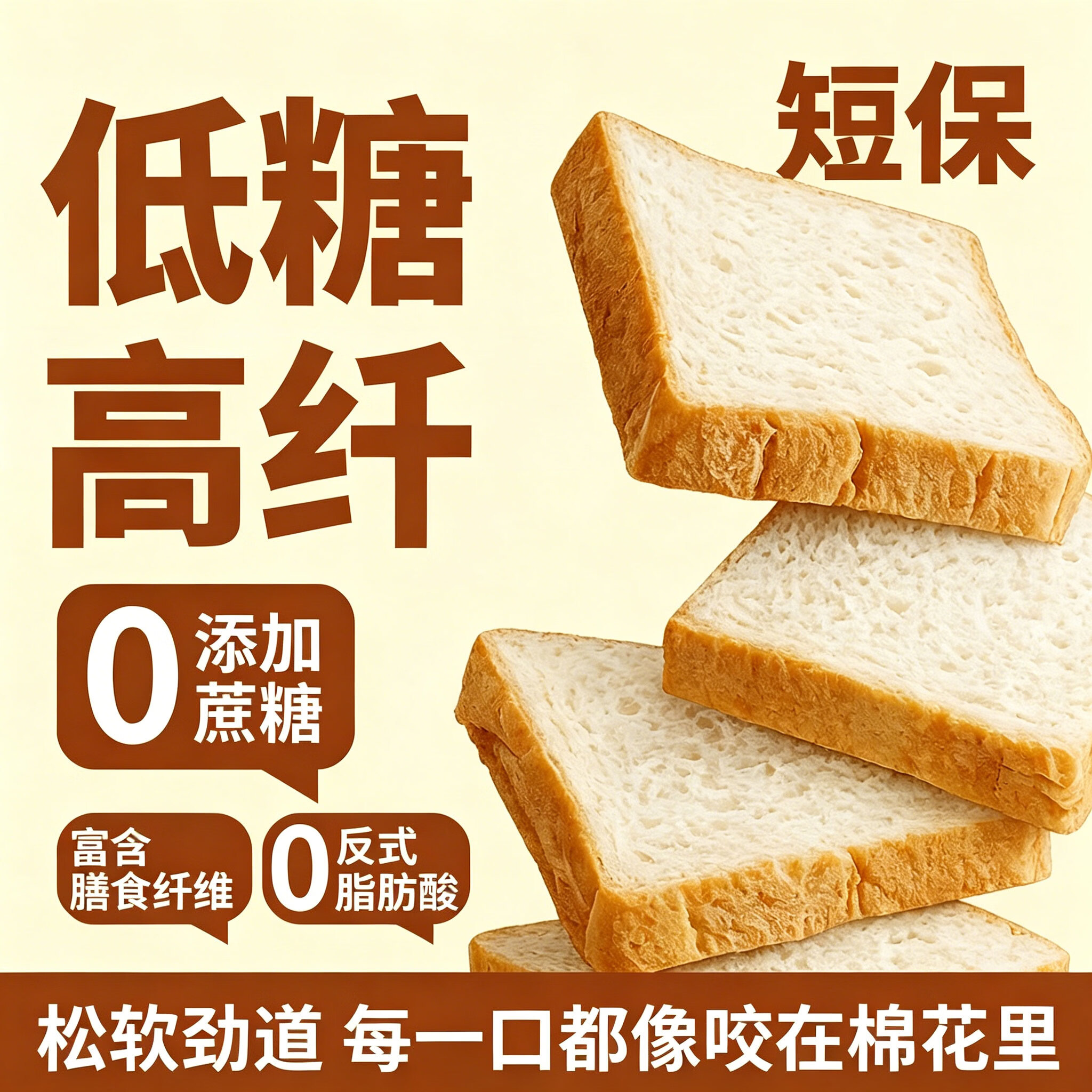 辰欣全麦吐司面包480g*1箱 4.1元 - 86线报