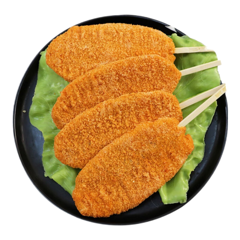 拍4件 大江鸡肉排 半成品鸡排汉堡450g 油炸外酥里嫩鲜香多汁 鸡排