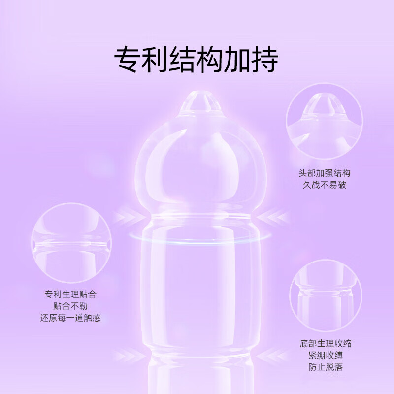 名流避孕套超小号45mm超薄001裸感玻尿酸安全套男专用持久防早泄敏感t 超小号45mm大颗粒10只