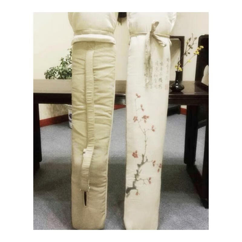 曲漾 古琴琴囊加厚琴衣棉麻琴囊古琴包初學者琴囊麻布可背琴囊棉琴囊 手繪琴囊--暗香疏影