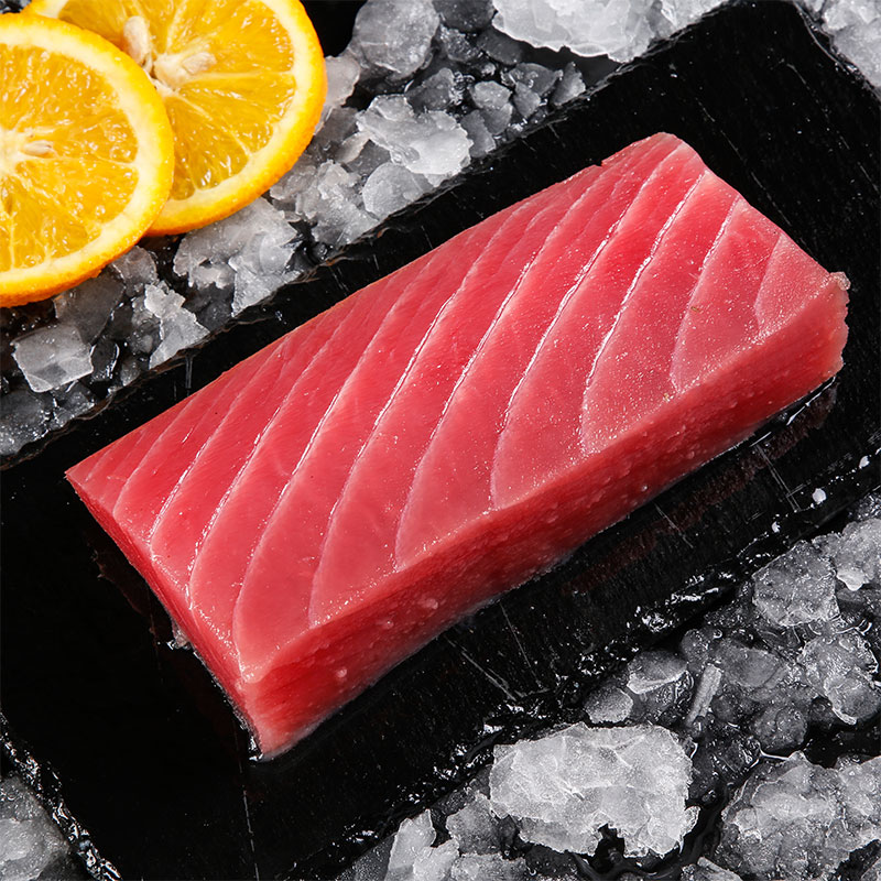 麦易优金枪鱼块 1斤 冷冻4A级红金枪鱼 500g深海鱼海鲜水产(非即食)