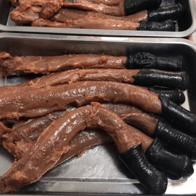 五香驴鞭熟食滋补养生食品驴三件金钱肉 :整套熟驴鞭带蛋1.1斤(顺丰)