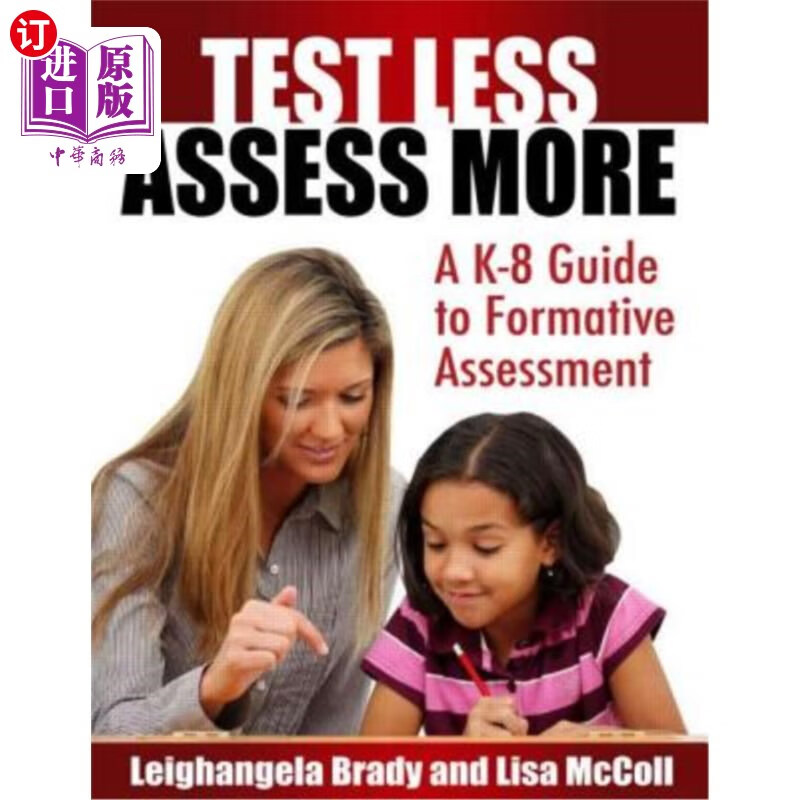 海外直订test less assess more: a k-8 guide to formative