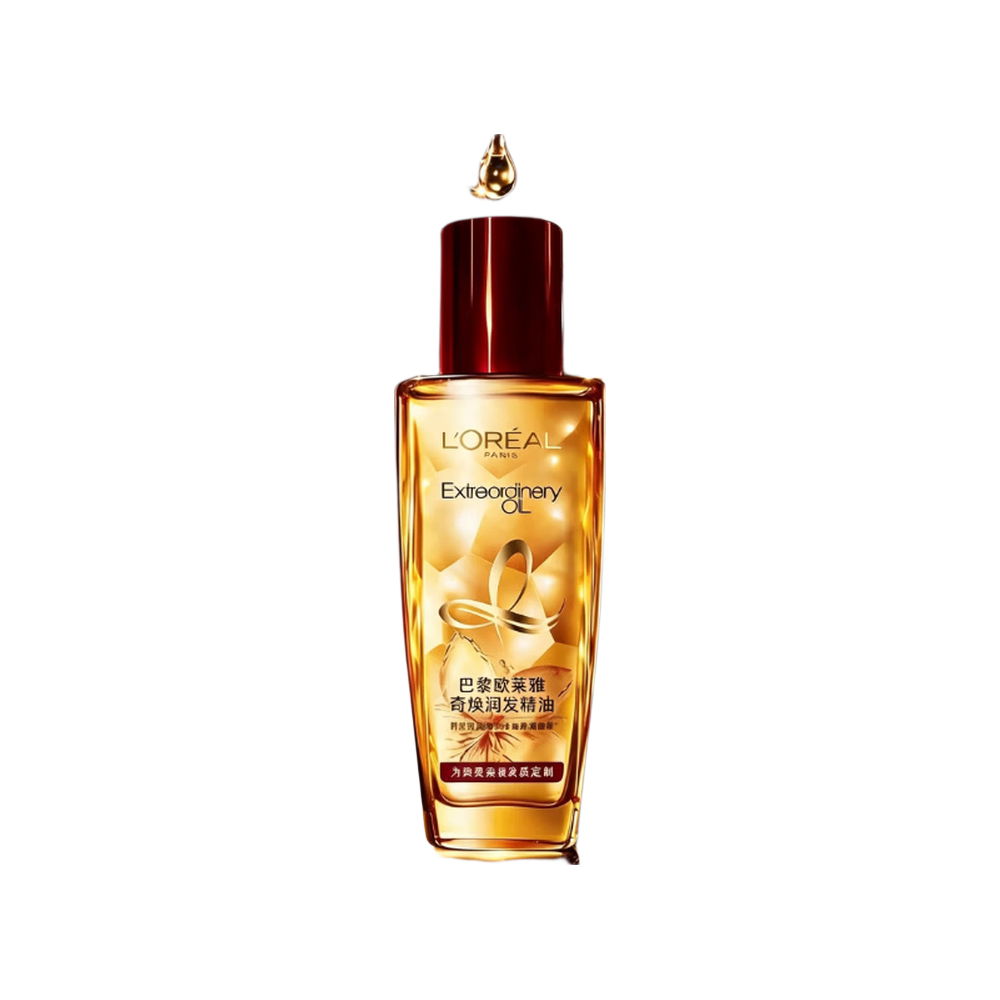 欧莱雅小红瓶护发精油50ml 旅行装小样 烫染发质修复 免洗精华毛躁干枯