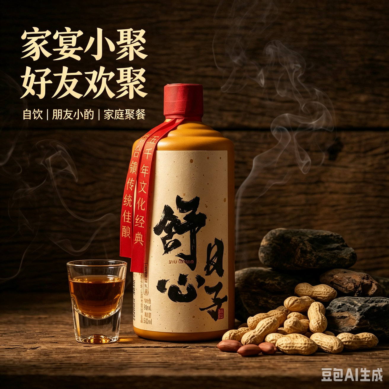 舒心 贵州茅台镇白酒 53度酱香型白酒 舒心日子 大曲坤沙纯口粮食酿造 53度 500mL 1瓶 单瓶装