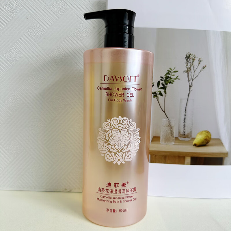 迪菲娜臻金香水沐浴露山茶花保湿补水美肌嫩滑滋润深层清洁男女沐浴露 山茶花保湿滋润沐浴露900ml
