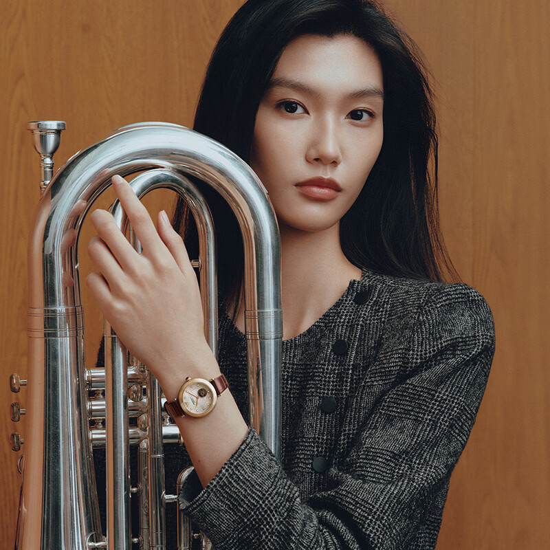 EMPORIO ARMANI 阿玛尼满天星女士手表镂空自动机械腕表生日七夕情人节礼物 2026新品AR60097