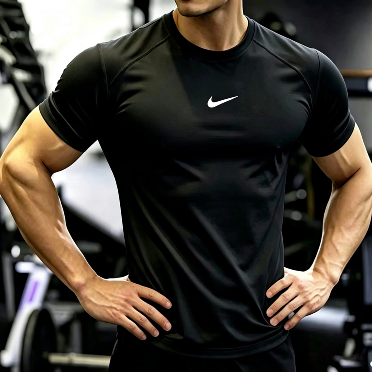 耐克(NIKE)正品速干衣冰感短袖T恤男装新款运动健身冰丝训练服上衣新品 白色冰感速干T恤-中 5XL 【推荐210-220斤】 京东折扣/优惠券