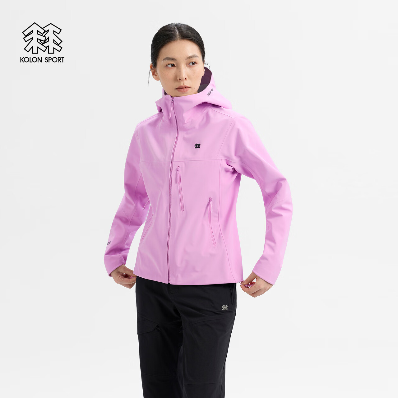 KOLON SPORT/可隆户外软壳衣 女士防风GTX BIRCH桦木软壳夹克