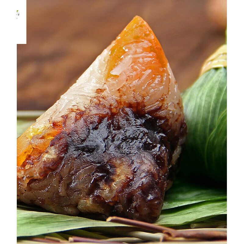 虎钢馋八记双拼粽子潮汕特产蛋黄陈皮豆沙馅咸甜味速冻肉粽子560g/8个