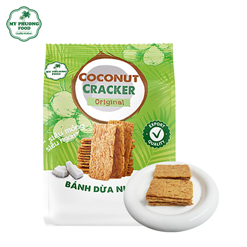 my phuong food越南进口 椰子饼干150g 早餐下午茶 原味椰子饼干150g
