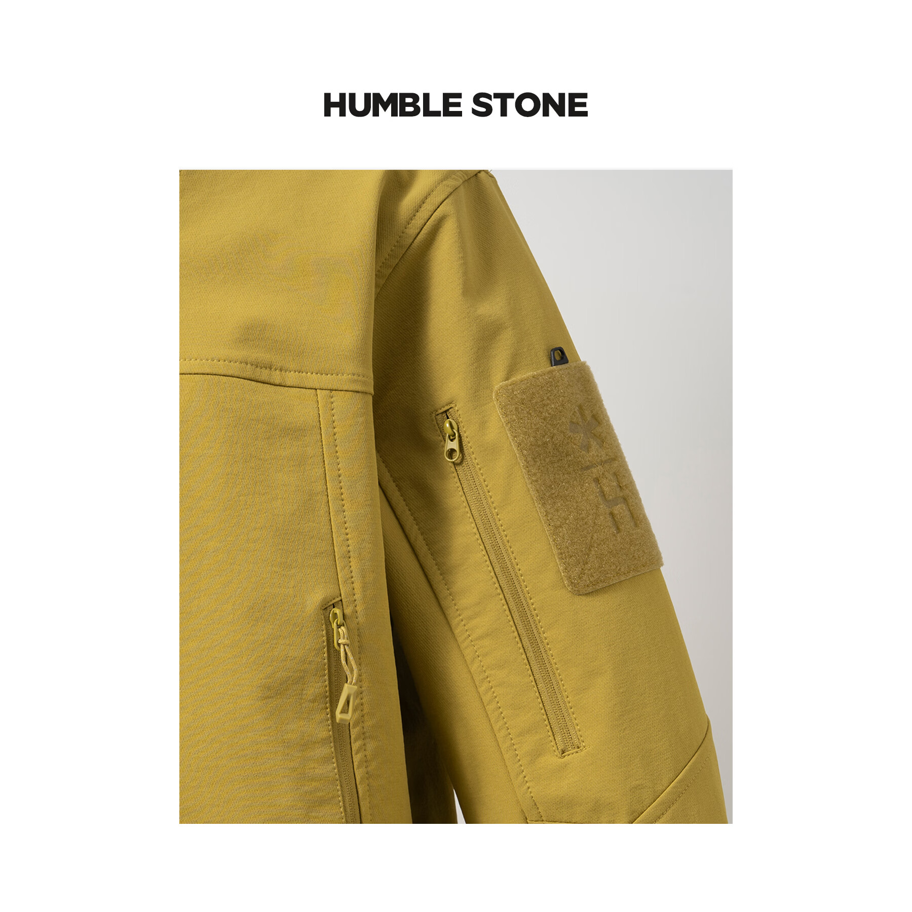 悍石HUMBLE STONE【驭峰.战术2.0】户外轻量透气软壳冲锋夹克26003 玄青黑 2XL 建议165-185斤