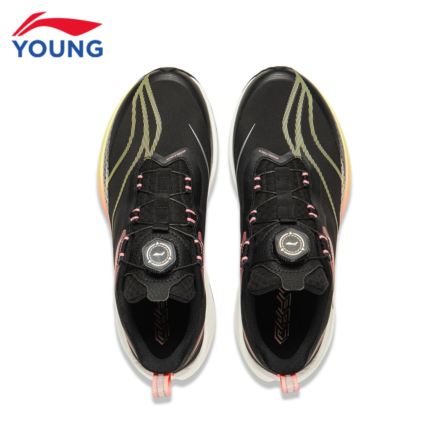 李宁(LI-NING)儿童跑步鞋2026秋冬新款赤兔9PRO男女大童䨻丝轻量高回弹跑鞋 黑色/银色46-6 赤兔9 PRO 41