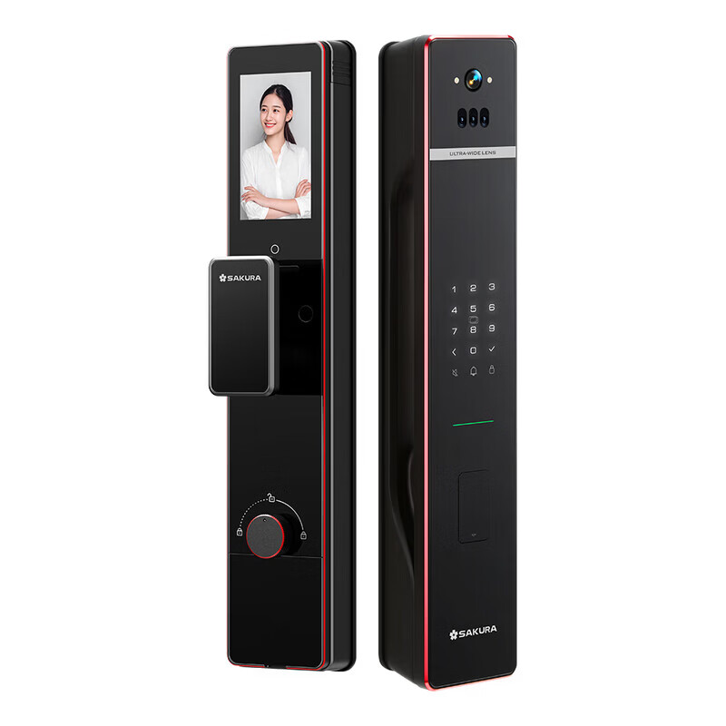 樱花锁业DZ-D70Pro 人脸识别视频智能锁家用防盗门入户门密码锁智能锁