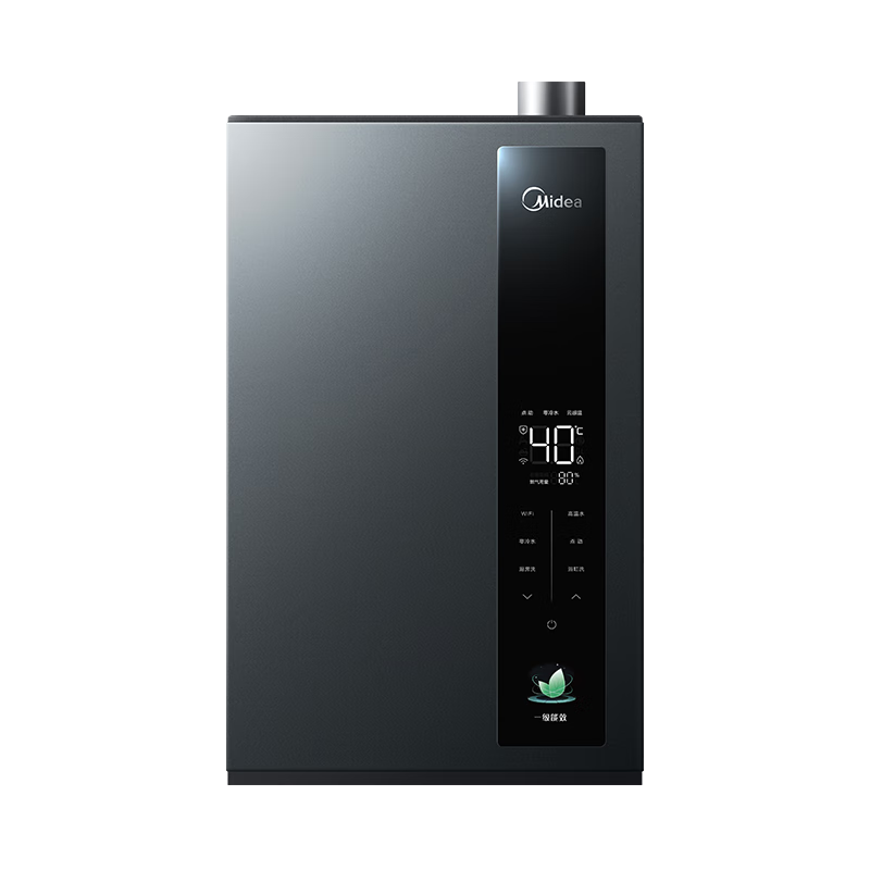 美的（Midea）18升燃气热水器 天然气 水伺服恒温 增压零冷水 超一级能效节能 多重安防 大水量 JSLQ30-18LN3