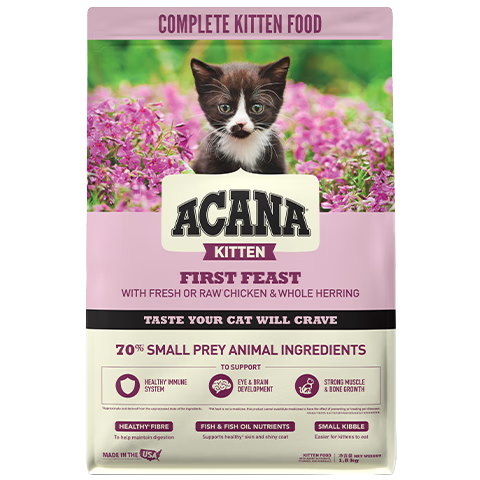 愛肯拿（ACANA）猫粮幼猫粮 全价第一场盛宴进口幼猫专属粮1.8kg 效期25/12