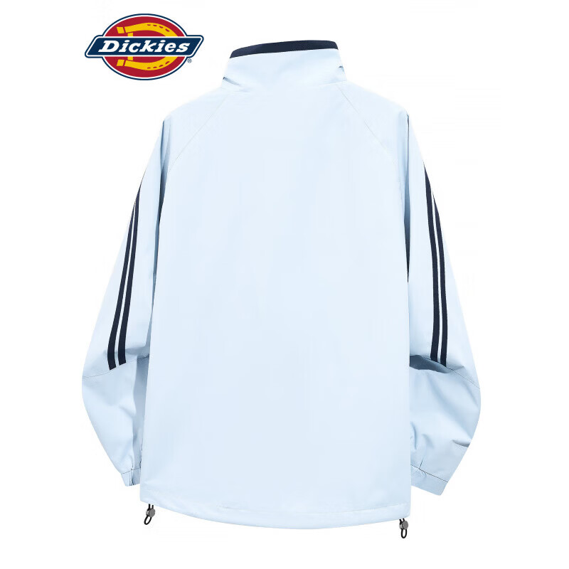 Dickies美式潮牌休闲立领夹克男士2026秋季新款宽松舒适百搭撞色外套服装 卡其色 【官方正品】 M 【建议90-110斤】